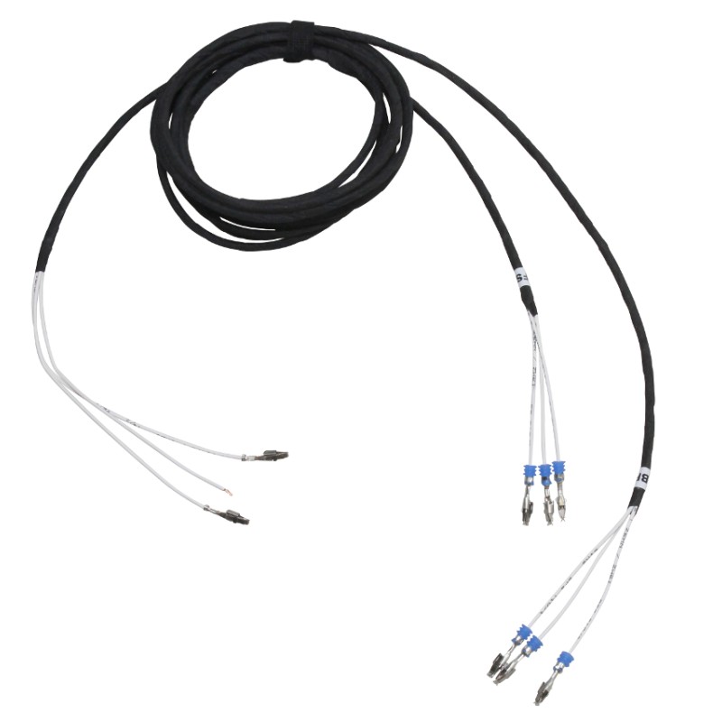 KUFATEC Kabelsatz Erweiterung mLWR Xenon mit Tagfahrlicht auf Halogen Scheinwerfer für Seat Ibiza 6J