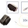 Reparatursatz Stecker 10 polig 1J0 973 735 Buchsengehäuse für VW Audi Seat Skoda