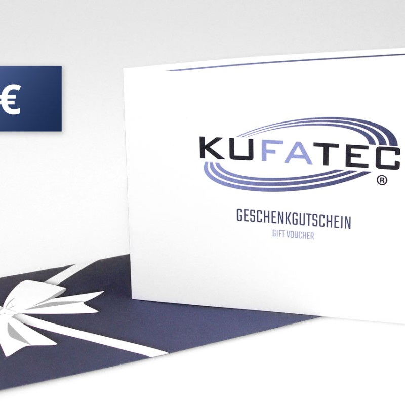 KUFATEC Geschenkgutschein 25 EUR mit kostenloser Lieferung