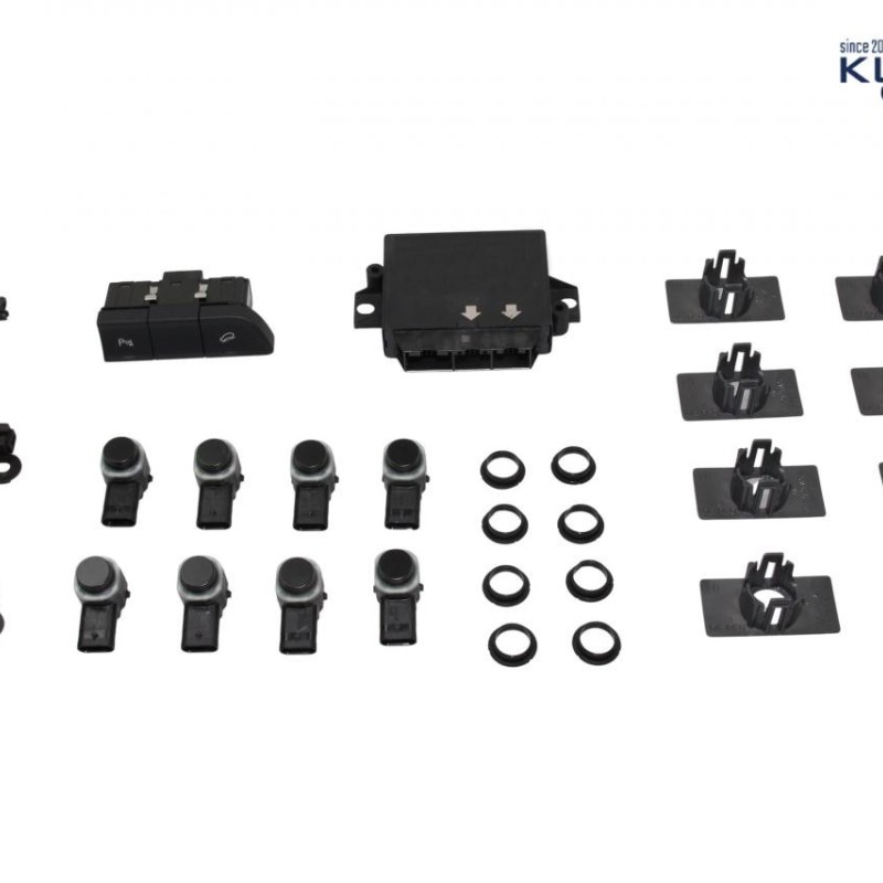 Komplett-Set Einparkhilfe plus (APS+) Front und Heck für Audi Q3 8U