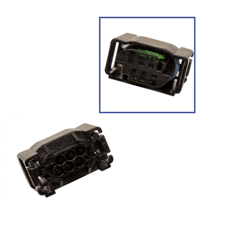 Reparatursatz Stecker 6 polig 7M0 973 119, A210 540 36 81, 61 13 8 383 300 Steckergehäuse für VW Audi Seat Skoda Mercedes Benz BMW