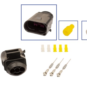 Reparatursatz Stecker 3 polig 1J0 973 803 Steckergehäuse für VW Audi Seat Skoda