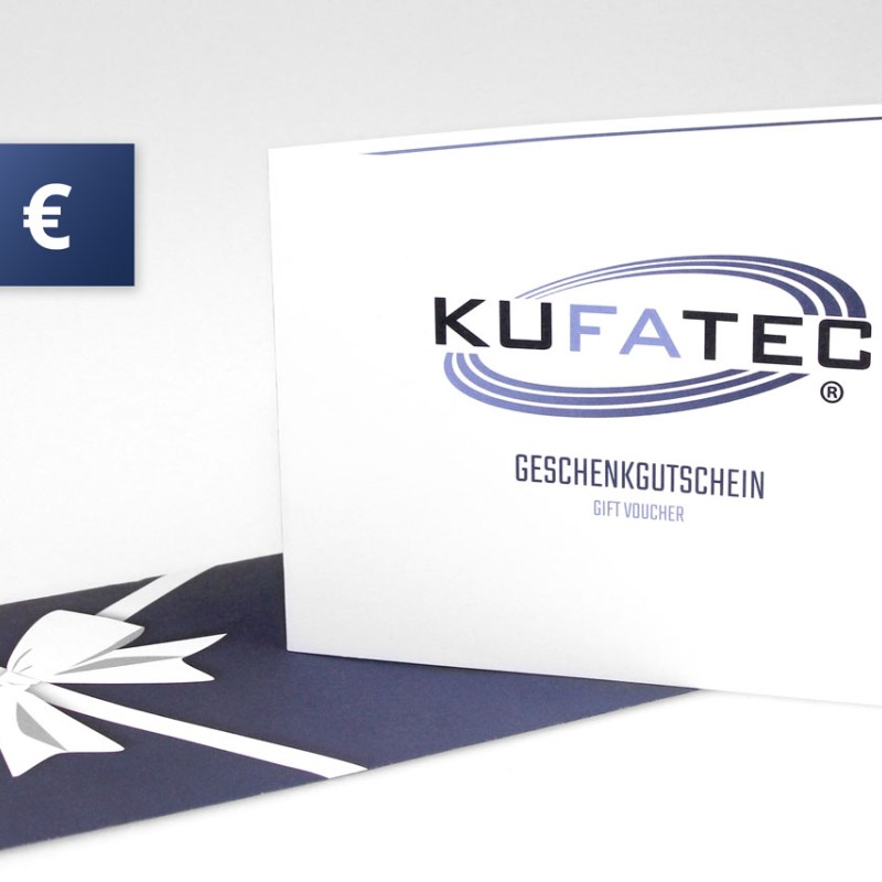 KUFATEC Geschenkgutschein 100 EUR mit kostenloser Lieferung
