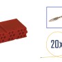 Reparatursatz Stecker 20 polig MINI ISO Steckergehäuse kompakt