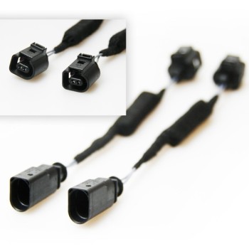 KUFATEC Adapter LED-Kennzeichenbeleuchtung für VW Golf 4, Seat Exeo