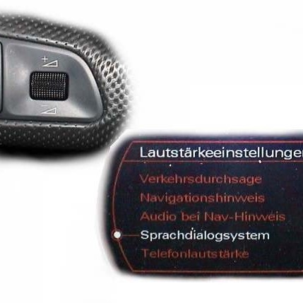 Sprach-Dialog-System (SDS) - Sprachbedienung für Audi A4 8K