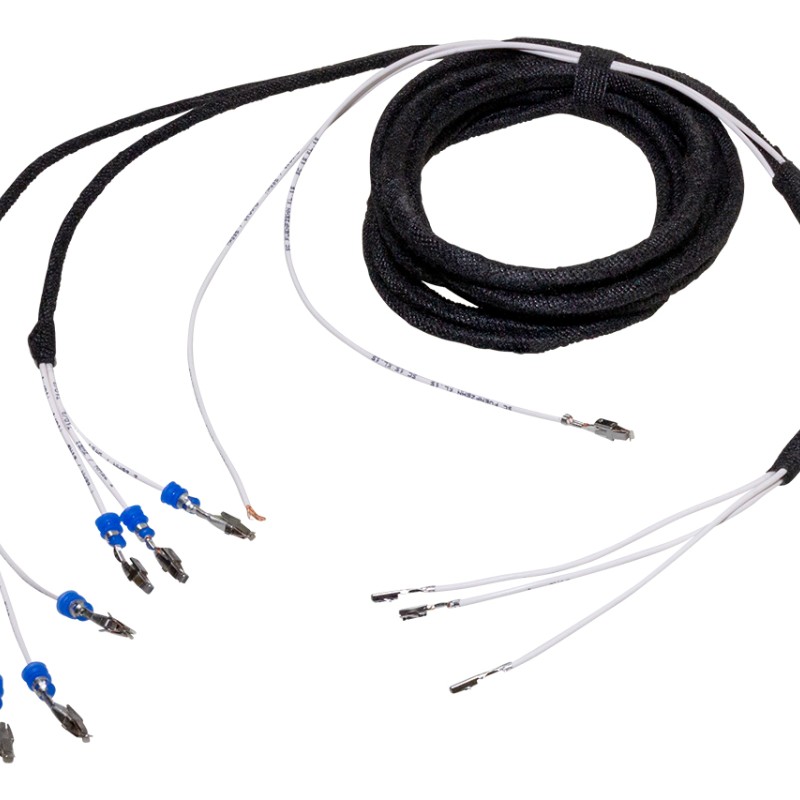 KUFATEC Kabelsatz Erweiterung mLWR Xenon auf Halogen Scheinwerfer für VW Tiguan 5N