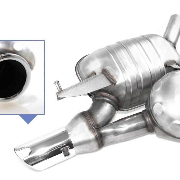 Originaler Endschalldämpfer inkl. Geräuscherzeuger rechts für Audi A6, A7 4G