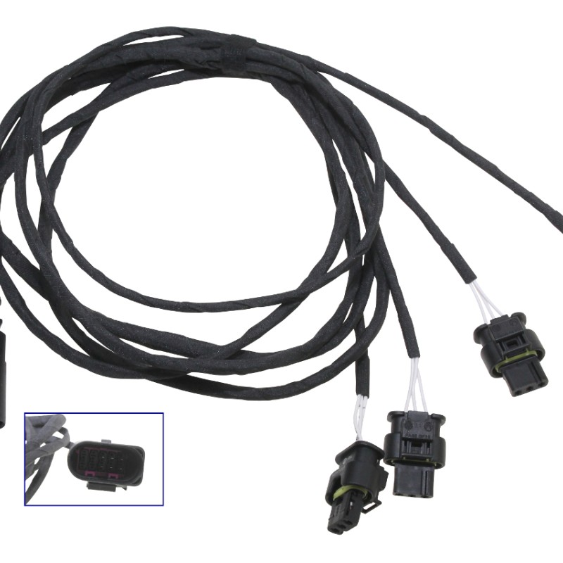 KUFATEC Kabelsatz PDC Sensoren Heck für Audi A1 8X