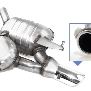 Originaler Endschalldämpfer inkl. Geräuscherzeuger links für Audi A6, A7 4G