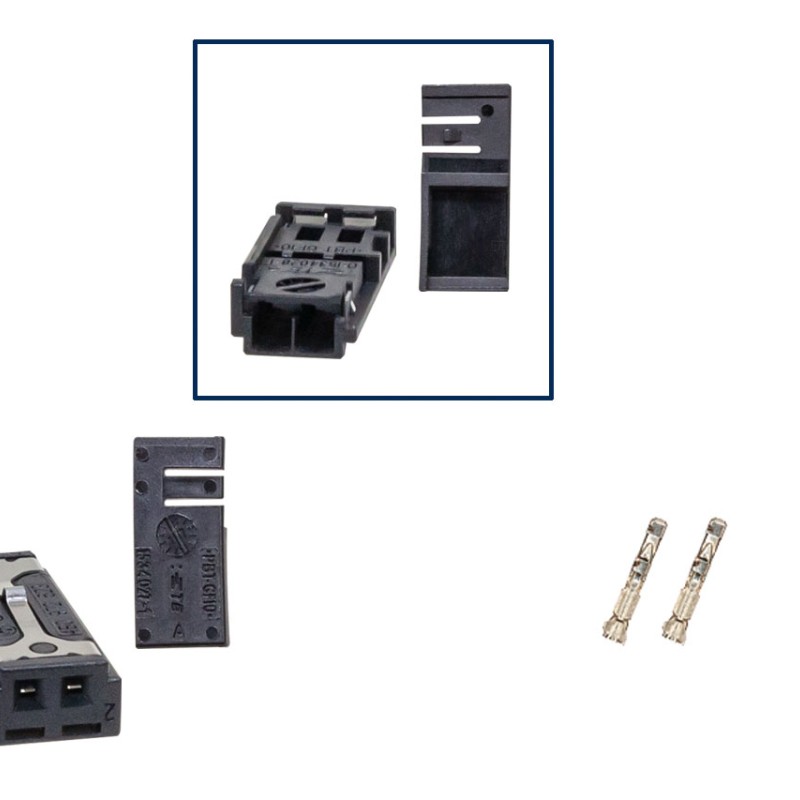 Reparatursatz Stecker 2 polig MQS Buchsengehäuse VW 4B0 972 623 für VW Audi Seat Skoda