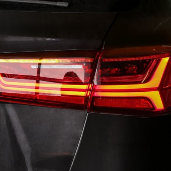 Komplett-Set LED Facelift Heckleuchten mit dynamischen Blinklicht für Audi A6 4G Avant