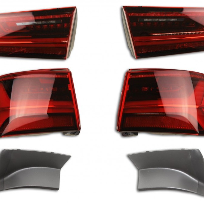 Komplett-Set LED Facelift Heckleuchten mit dynamischen Blinklicht für Audi A6 4G Avant