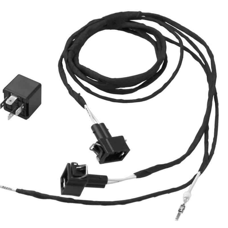 KUFATEC Kabelsatz + Relais Nebelscheinwerfer (NSW) für VW Polo 6N, Golf 3