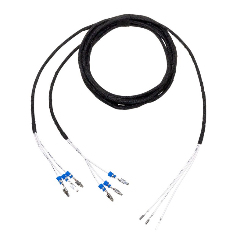 KUFATEC Kabelsatz Erweiterung mLWR Xenon auf Halogen Scheinwerfer für VW Polo 6R