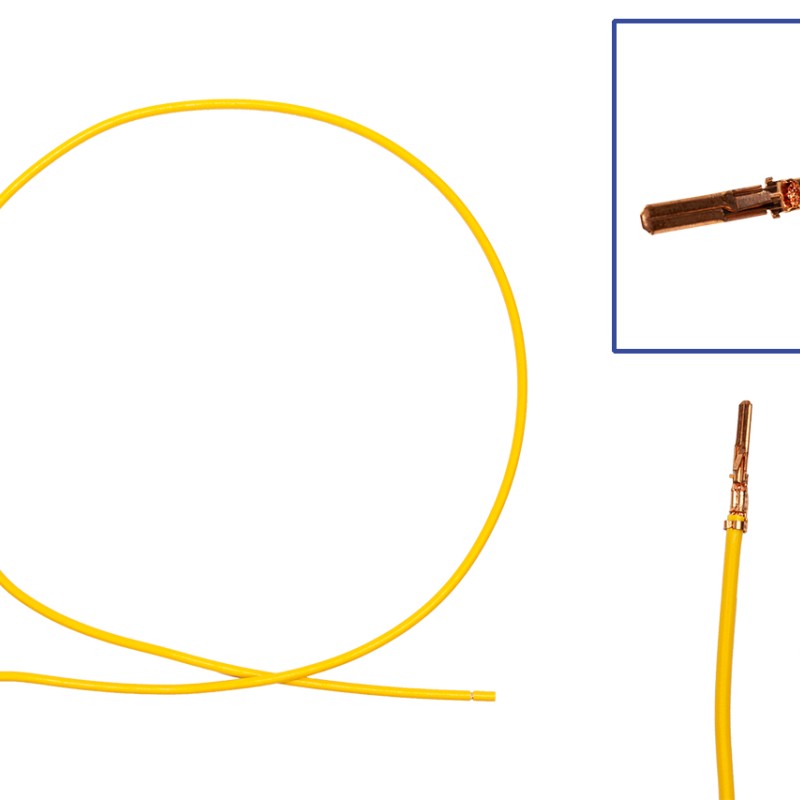 Reparaturleitung, Reparaturkabel, Einzelleitung Flachstecker 2,8 wie 000 979 233 E