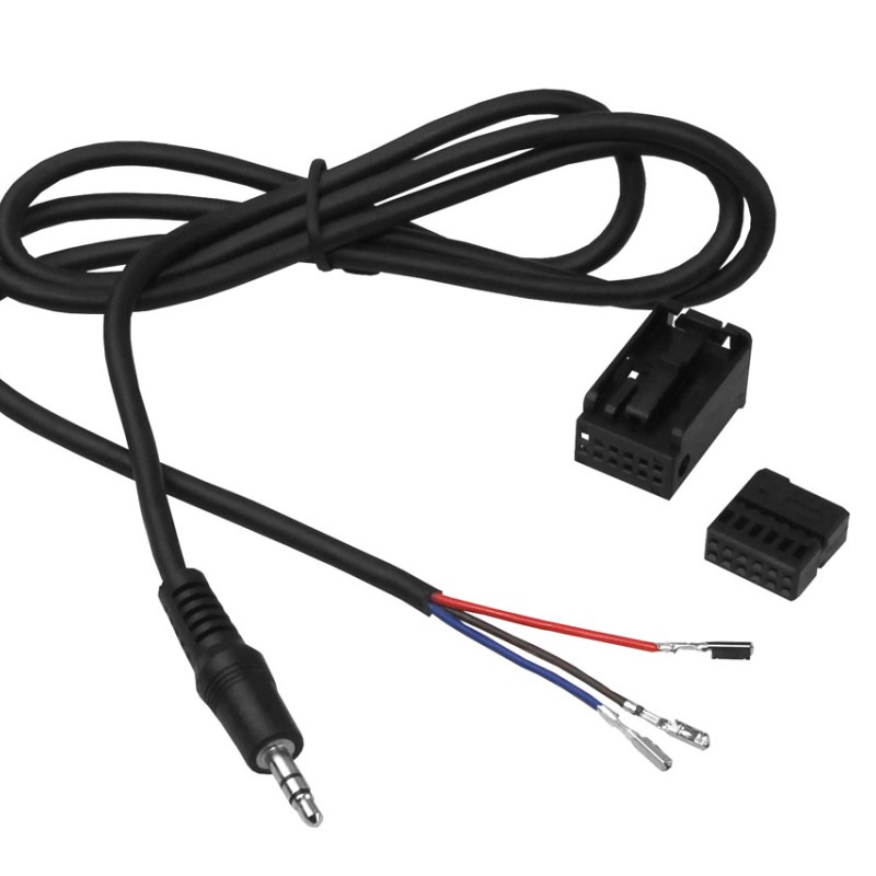 KUFATEC AUX IN Adapter 3,5 mm Klinke für VW MFD 2, RNS 2