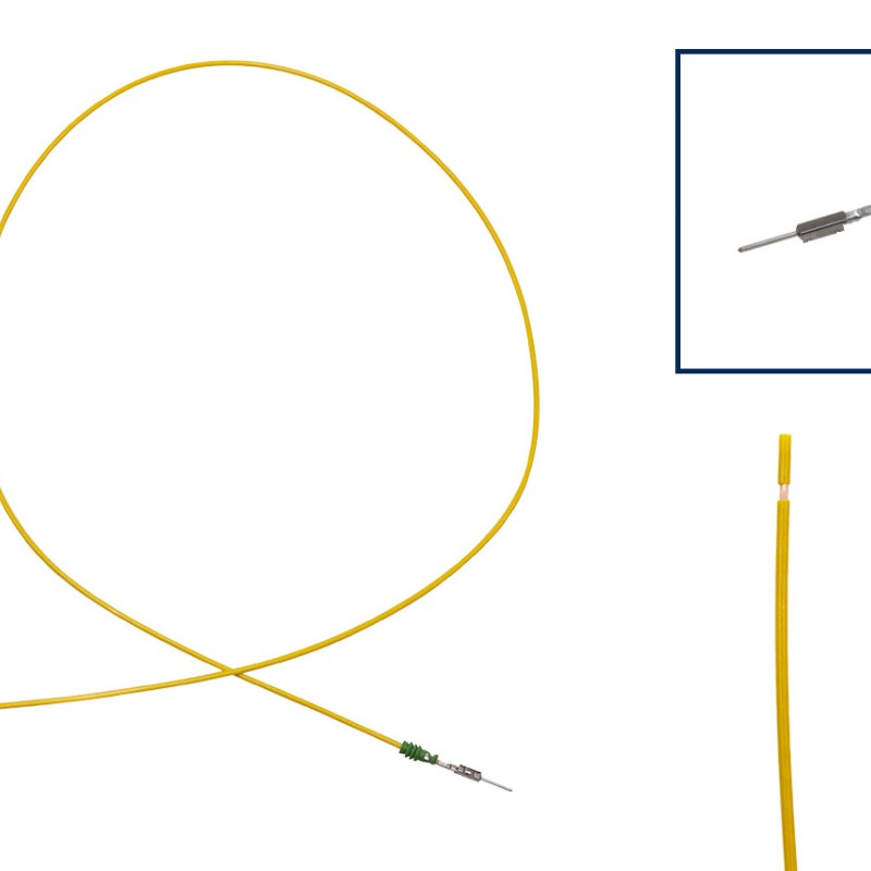 Reparaturleitung, Reparaturkabel, Einzelleitung MQS Stift + SEAL 0.5 wie 000 979 012 E + SEAL