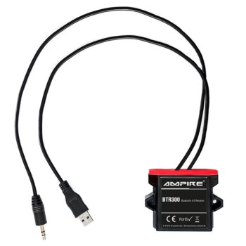 AMPIRE A2DP Bluetooth Receiver 3,5 mm Klinke, USB Ampire BTR300