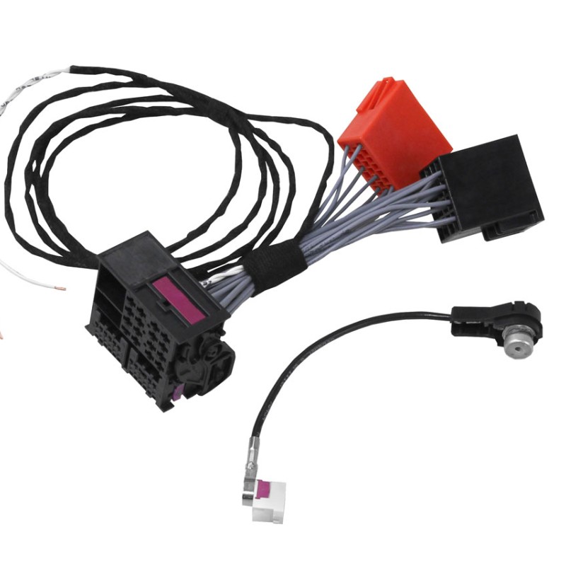 KUFATEC Adapter Radio-, Navigationseinheit für VW MFD 2, RNS 2, RCD 300, Delta 6