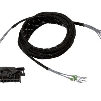 KUFATEC Kabelsatz Umrüstung aLWR Kurvenlicht auf voll LED für Audi A6 4G, A7 4G