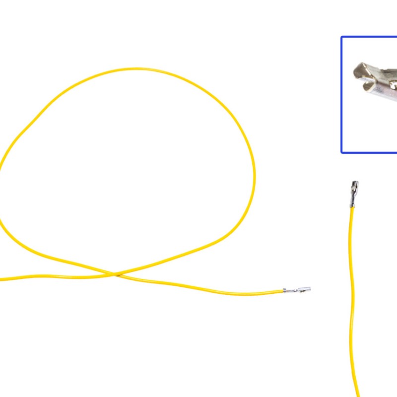 Reparaturleitung, Reparaturkabel, Einzelleitung 2,8mm Flachstecker mit Rastnase 1.0 wie 000 979 105 E