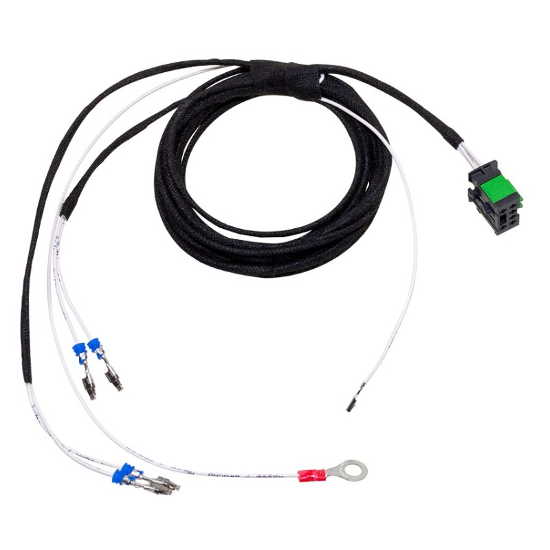 KUFATEC Kabelsatz Erweiterung mLWR Xenon auf Halogen Scheinwerfer für Audi A4 8K, A5 8T