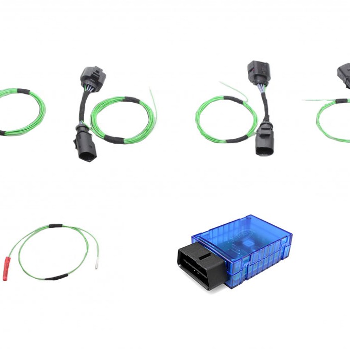 KUFATEC Kabelsatz & Codierdongle Facelift Heckleuchten für Audi A6 4G Avant