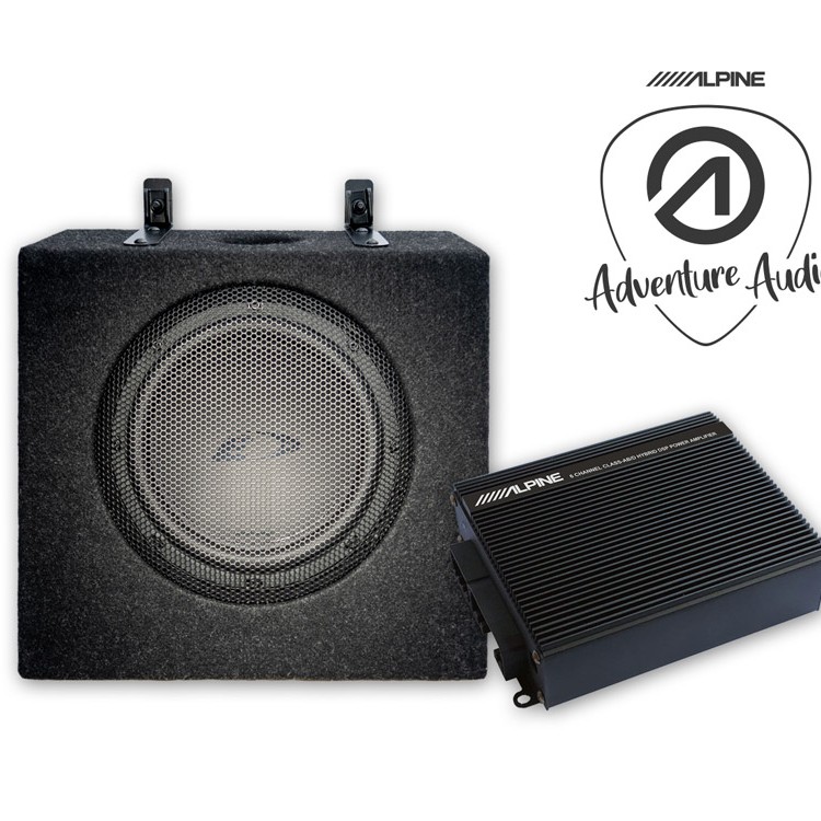 Alpine Subwoofer System & 6-Kanal DSP-Verstärker für Mercedes Benz Sprinter 907/910