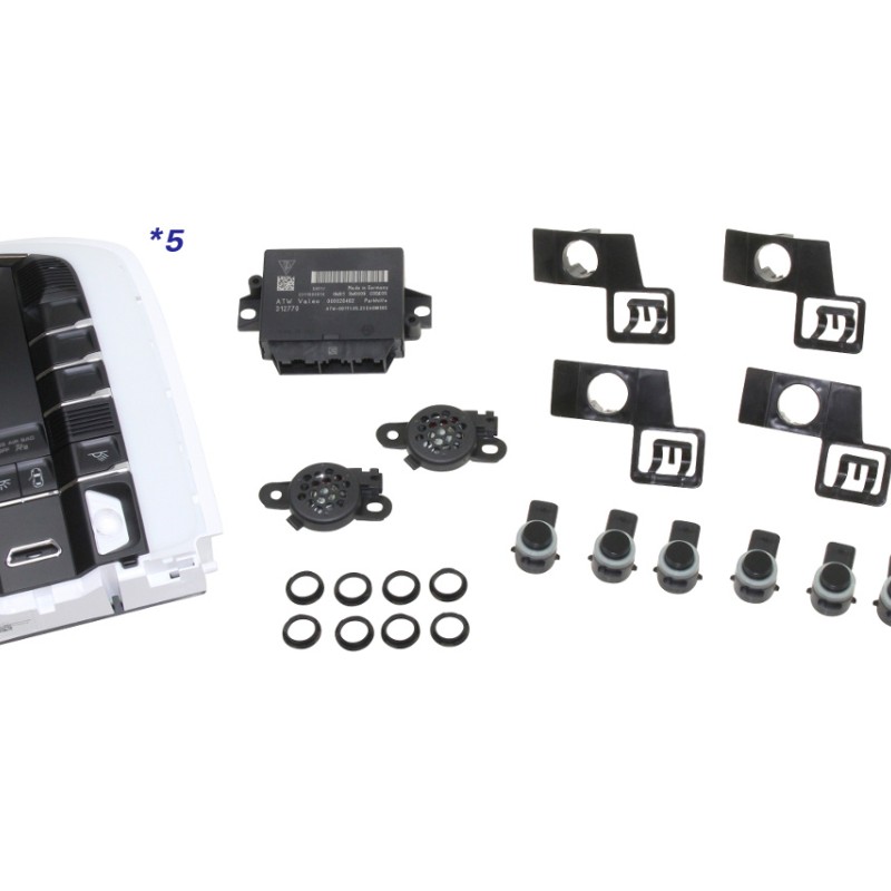 KUFATEC Komplettset Einparkhilfe vorne & hinten für Porsche Macan 95B