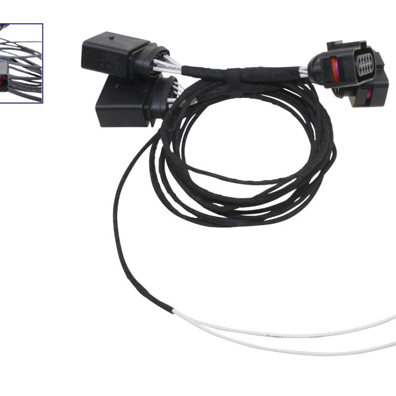 KUFATEC Adapter LED auf Halogen-Scheinwerfer für Audi A3 8V