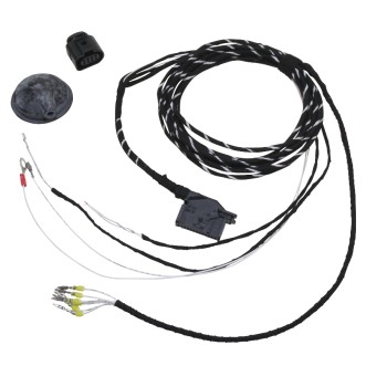 KUFATEC Kabelsatz PDC Steuergerät Zentralelektrik Front & Heck für Audi, VW, Skoda MQB 2020