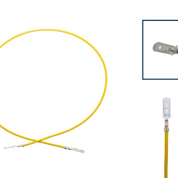 Reparaturleitung, Reparaturkabel, Einzelleitung Flachstecker 6.3 wie  000 979 203 E