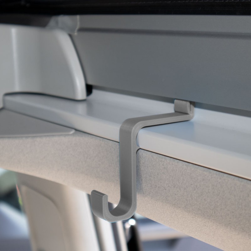 Kleiderhaken / Kleiderstange mit Dachbefestigung für VW T5 / T6