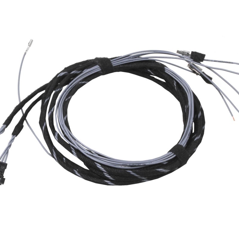 KUFATEC Kabelsatz Regensensor, abblendbarer Innenspiegel für Audi, VW