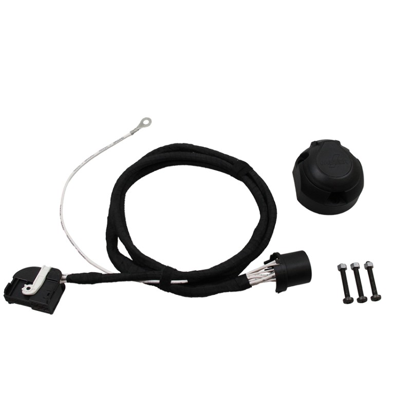 KUFATEC Kabelsatz Anhängerkupplung Steckdose für Skoda Octavia 5E