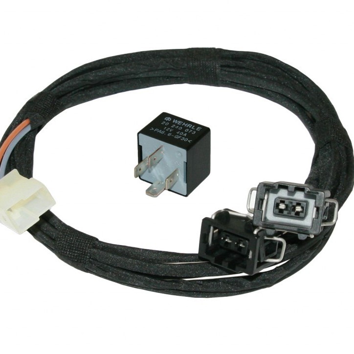 KUFATEC Kabelsatz Nebelscheinwerfer (NSW) + Relais für VW Golf 2