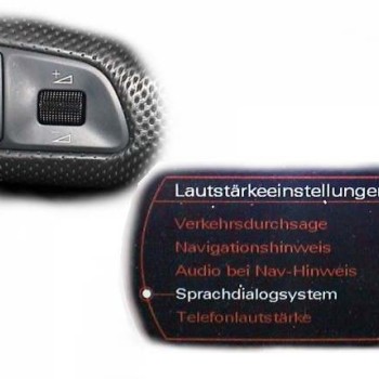 Sprach-Dialog-System (SDS) - Sprachbedienung für Audi A5 8T