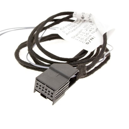 KUFATEC Kabelsatz für Nachrüst-Set SAP Bedienhörer Farbdisplay für Audi A6 4G, A7 4G