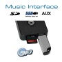 Digitales Music Interface USB SD AUX Mini ISO für Audi, VW, Seat, Skoda