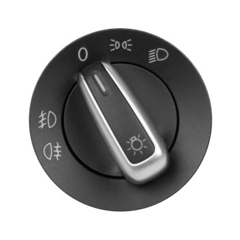 Lichtschalter mit Chrom für VW, Seat Fahrzeuge mit Nebelscheinwerfer und BCM