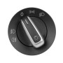 Lichtschalter mit Chrom für VW, Seat Fahrzeuge mit Nebelscheinwerfer und BCM