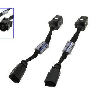 KUFATEC Adapter LED-Kennzeichenbeleuchtung für VW, Seat