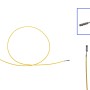 Reparaturleitung, Reparaturkabel, Einzelleitung MCP small selektiv vergoldet 0.5 wie 000 979 025 EA