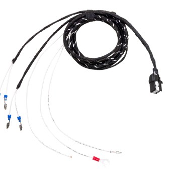 KUFATEC Kabelsatz Erweiterung mLWR Xenon auf Halogen Scheinwerfer für Audi A4, Seat Exeo