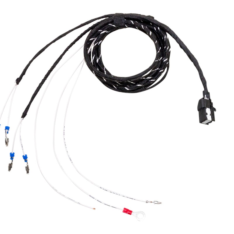 KUFATEC Kabelsatz Erweiterung mLWR Xenon auf Halogen Scheinwerfer für Audi A4, Seat Exeo