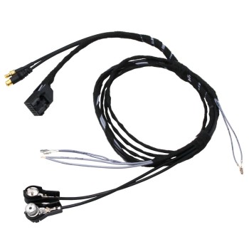 KUFATEC Kabelsatz TMC-Tuner Navigation für VW MFD, Audi RNS-D (Navi+)