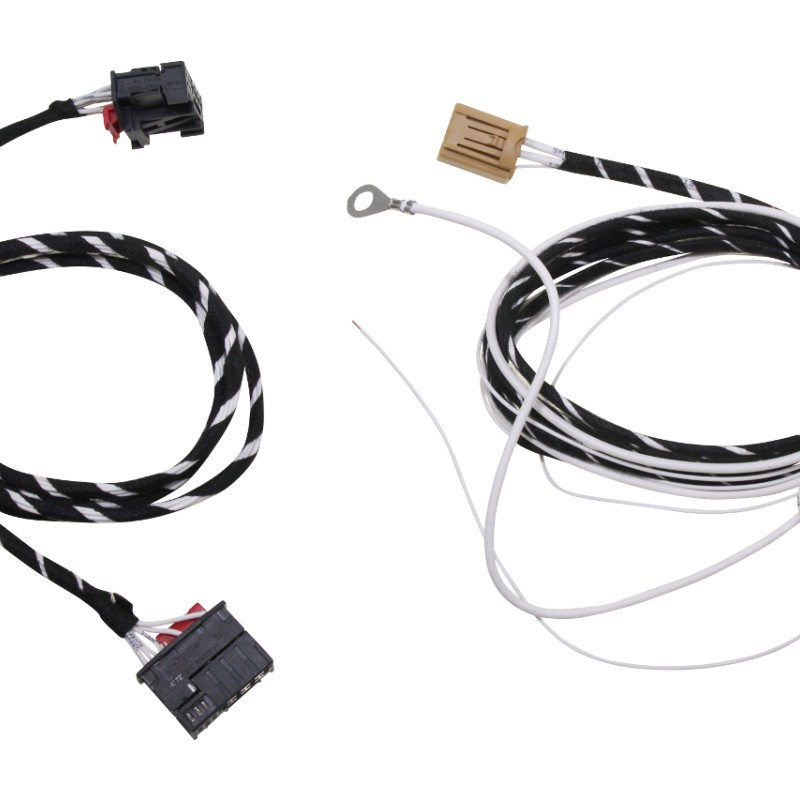 KUFATEC Kabelsatz Wechselrichter 12V > 230V für VW Caddy SB, Crafter SY, T6.1 SH