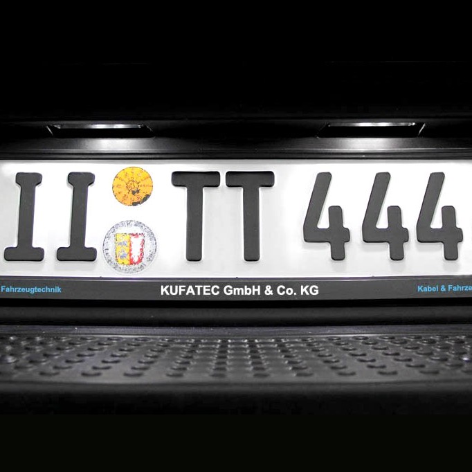 Komplett-Set LED-Kennzeichenbeleuchtung für VW Amarok