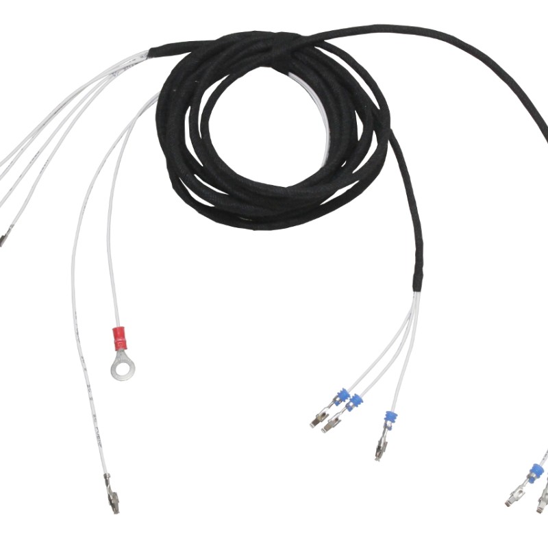 KUFATEC Kabelsatz Erweiterung mLWR Xenon auf Halogen Scheinwerfer für VW Passat B7